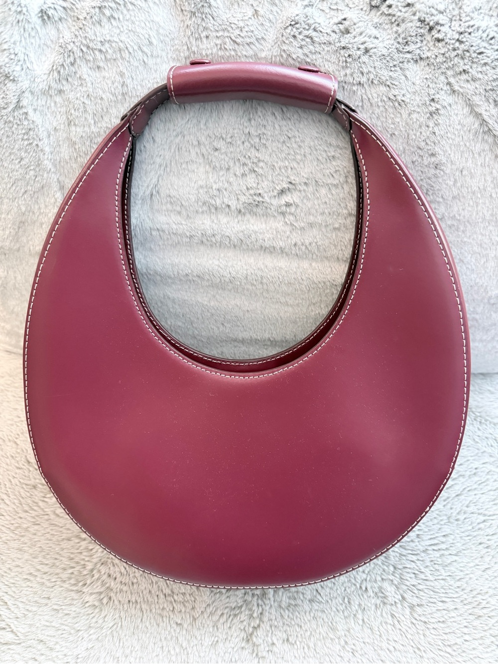 Raspberry Staud moon bag